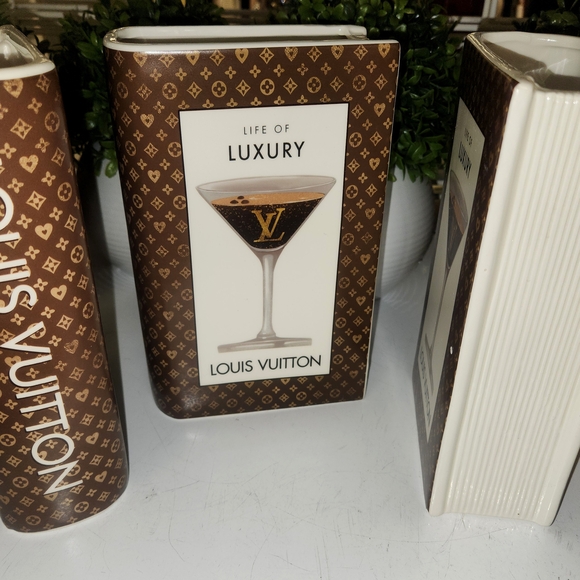 🔥WILL NOT RESTOCK❗️Glam Ceramic Logo VASE Book MADE IN USA Vase Only - Picture 10 of 12